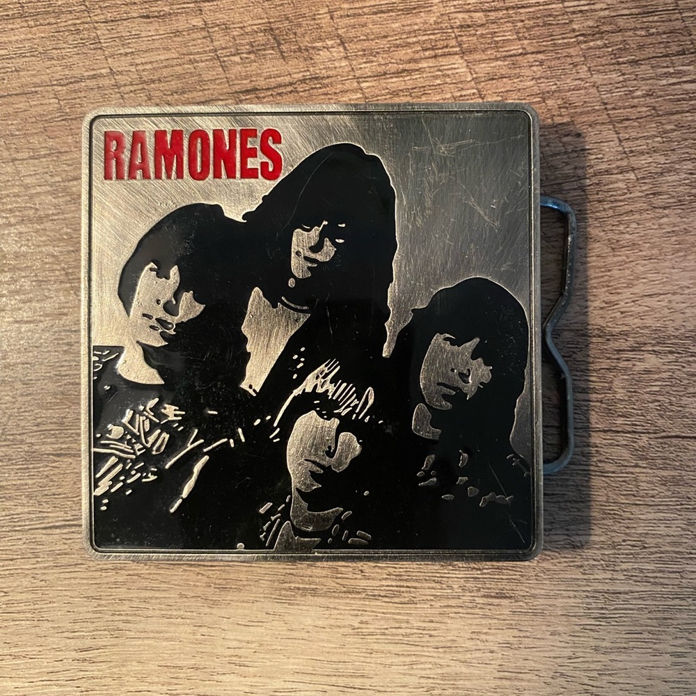 Official Ramones belt buckle from 2006